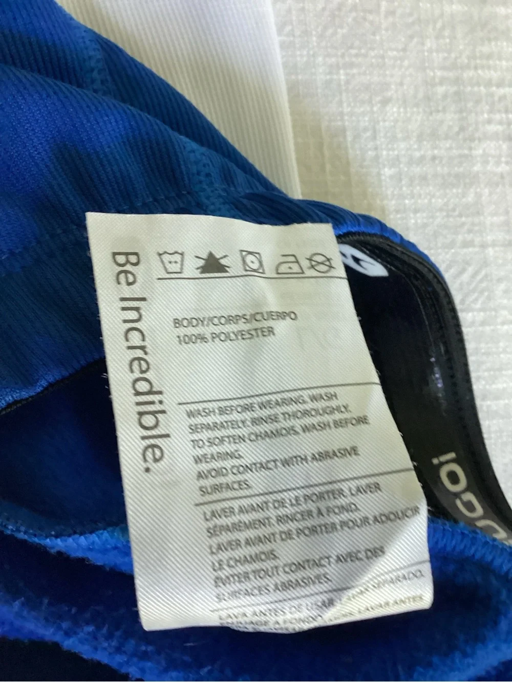 Sugoi Hotshot 11 Jersey Men’s Large Blue White